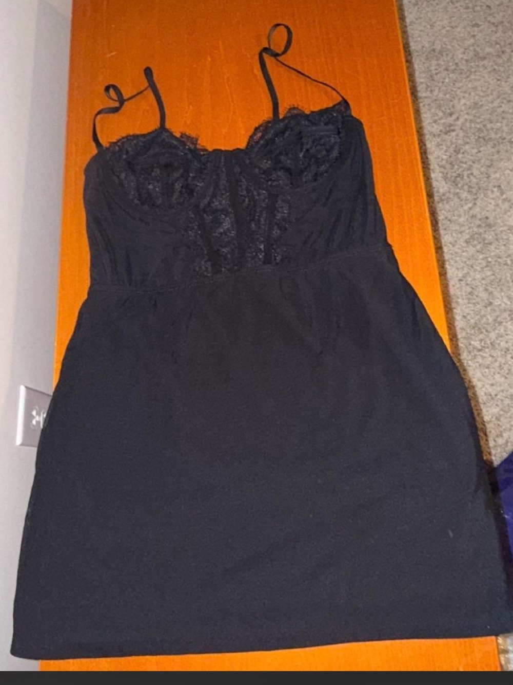 Black Urban Outfitters Corset mini dress